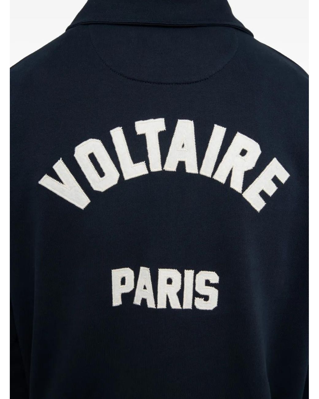 Zadig & Voltaire Blue Organic Cotton Sweatshirt for men