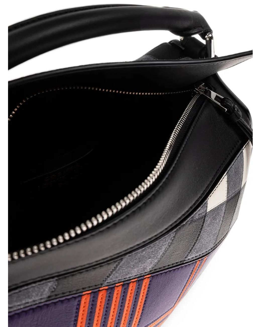 Loewe Black X Cosima Von Bonin Small Puzzle Leather Tote Bag