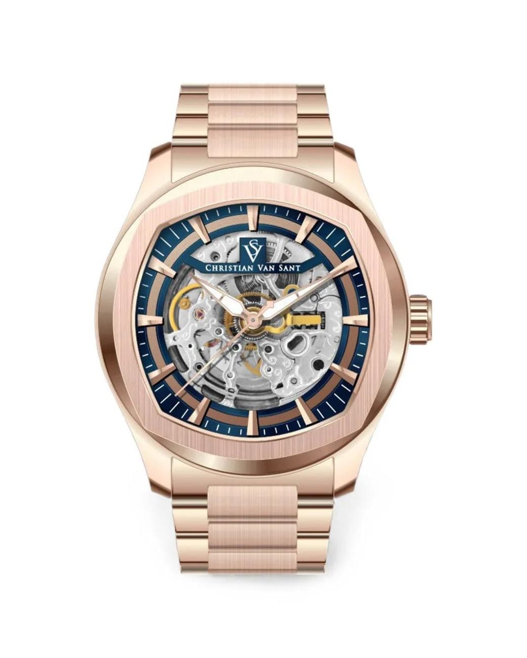 Christian Van Sant Gray Romeo 42Mm Watch for men