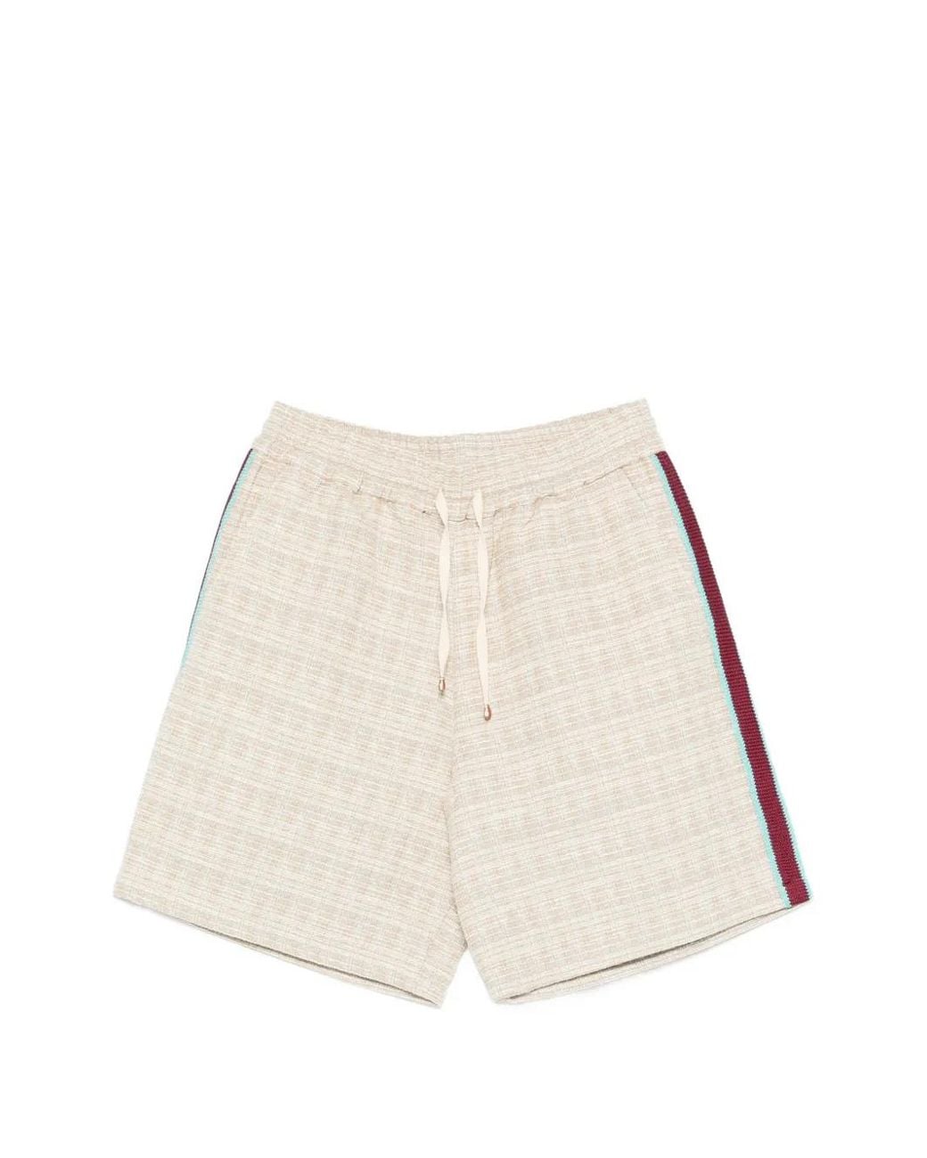 Drole de Monsieur Natural Short À Rayures Latérales Contrastantes for men