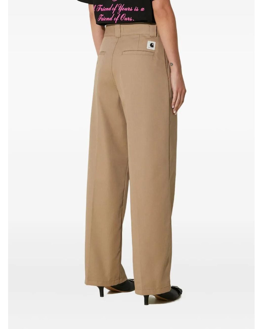 Carhartt Natural Logo-Patch Trousers