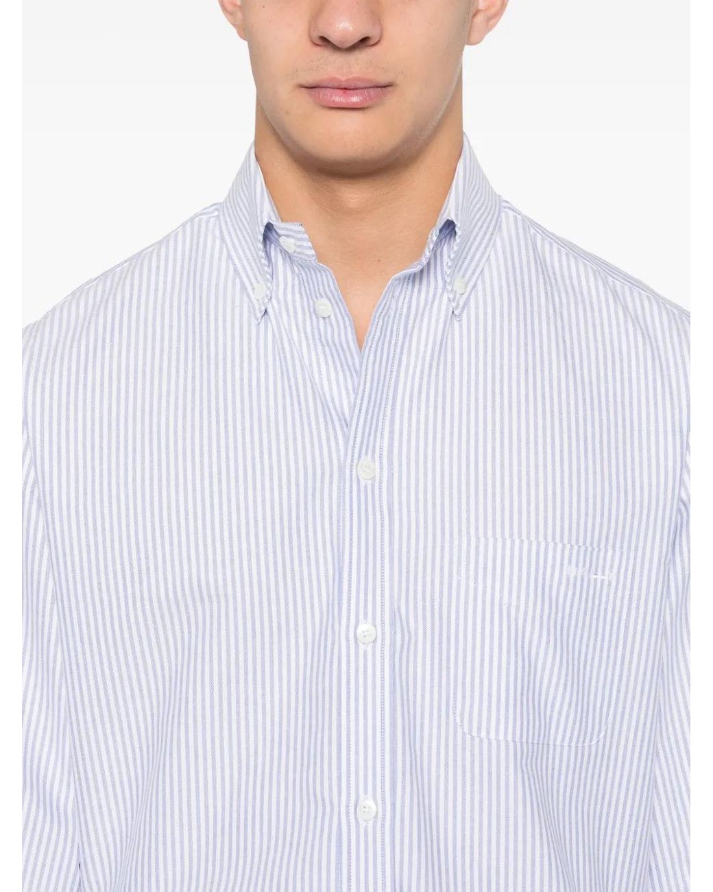 Bally White Striped Shirt for men