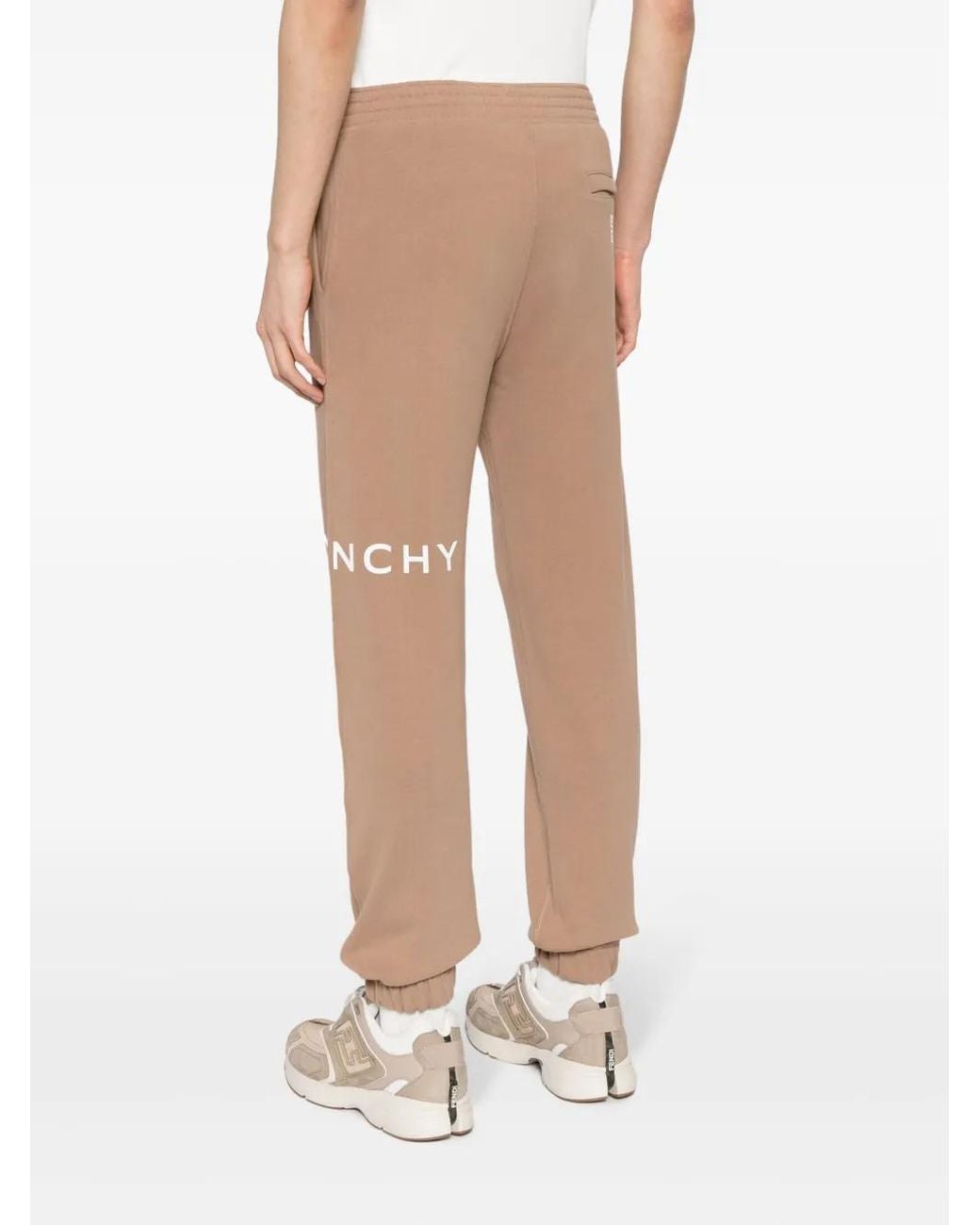 Givenchy Trainingsbroek Met Logoprint in het Natural voor heren