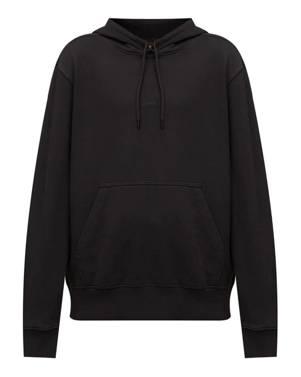 Boss Black Logo-Detail Hoodie for men