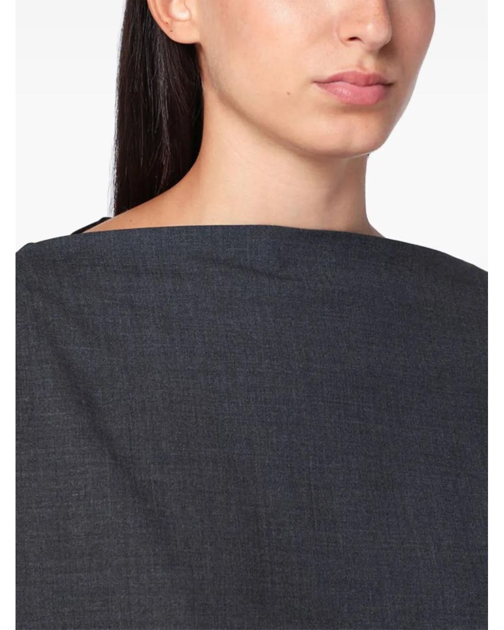 P.A.R.O.S.H. Gray Blouse