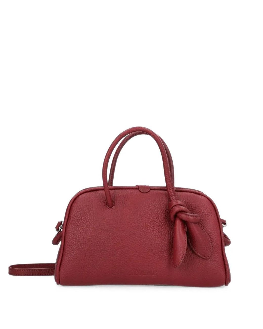 Jacquemus Red The Small Turismo Soft Bowling Bag