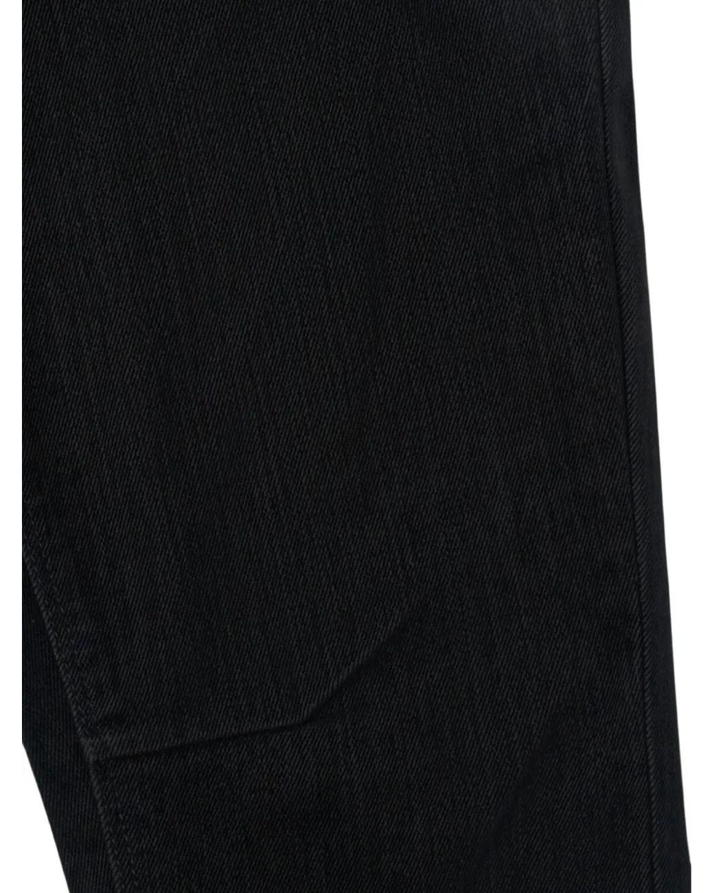 RTA Black Bryant Flocked Skinny Jeans for men