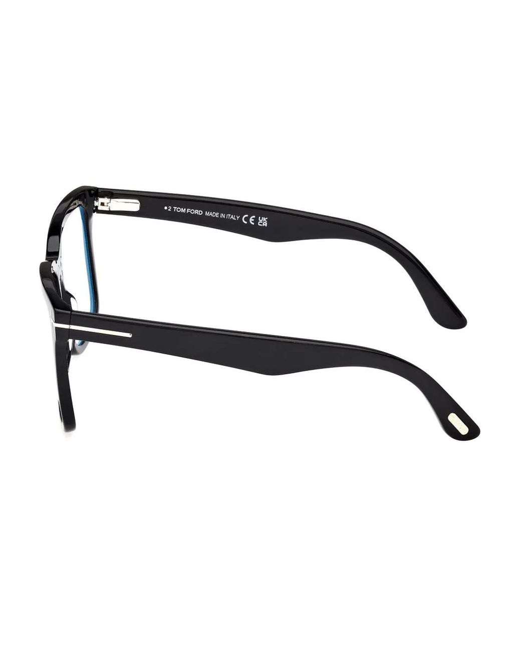 Tom Ford Brown Block Square Opticals With Clip On Sunglasses