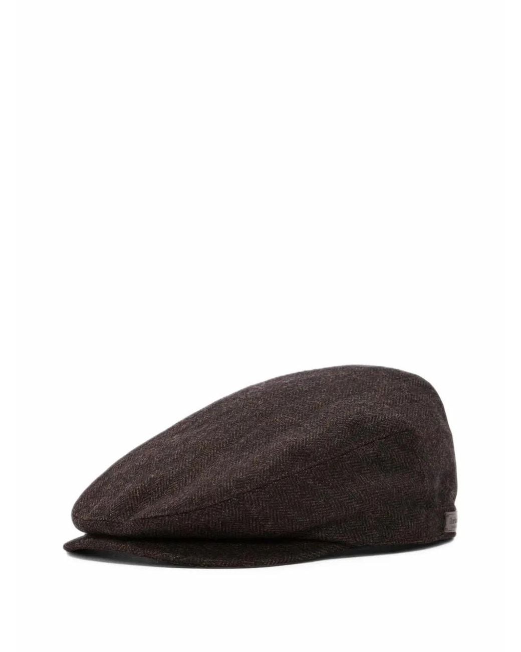 Barbour Brown Barlow Flat Cap for men