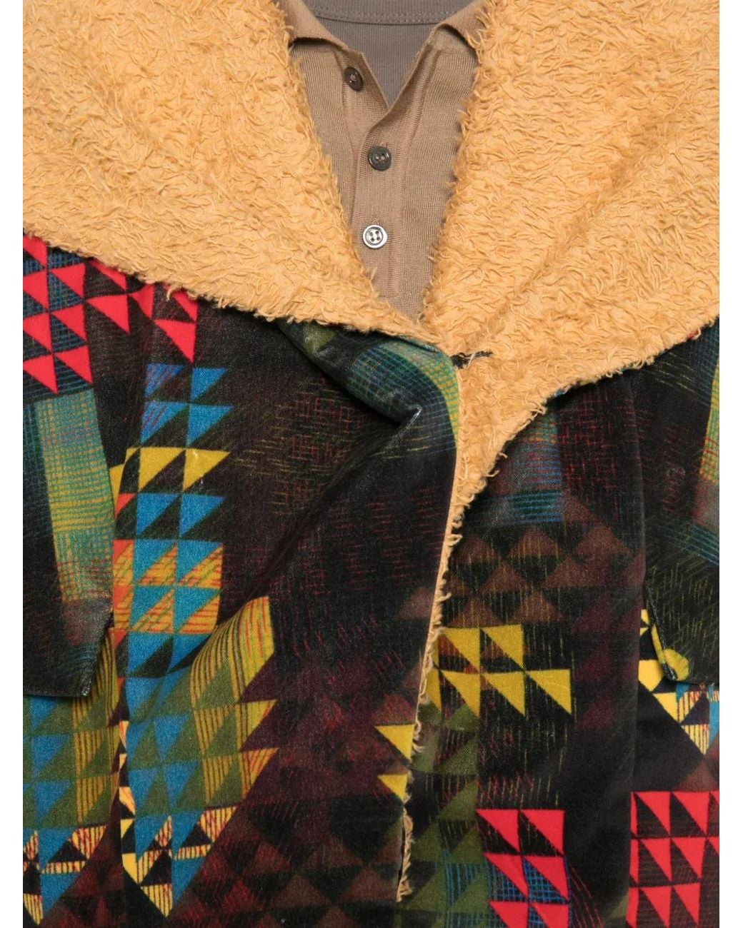 Kiko Kostadinov Black Abstract-Check Jacket