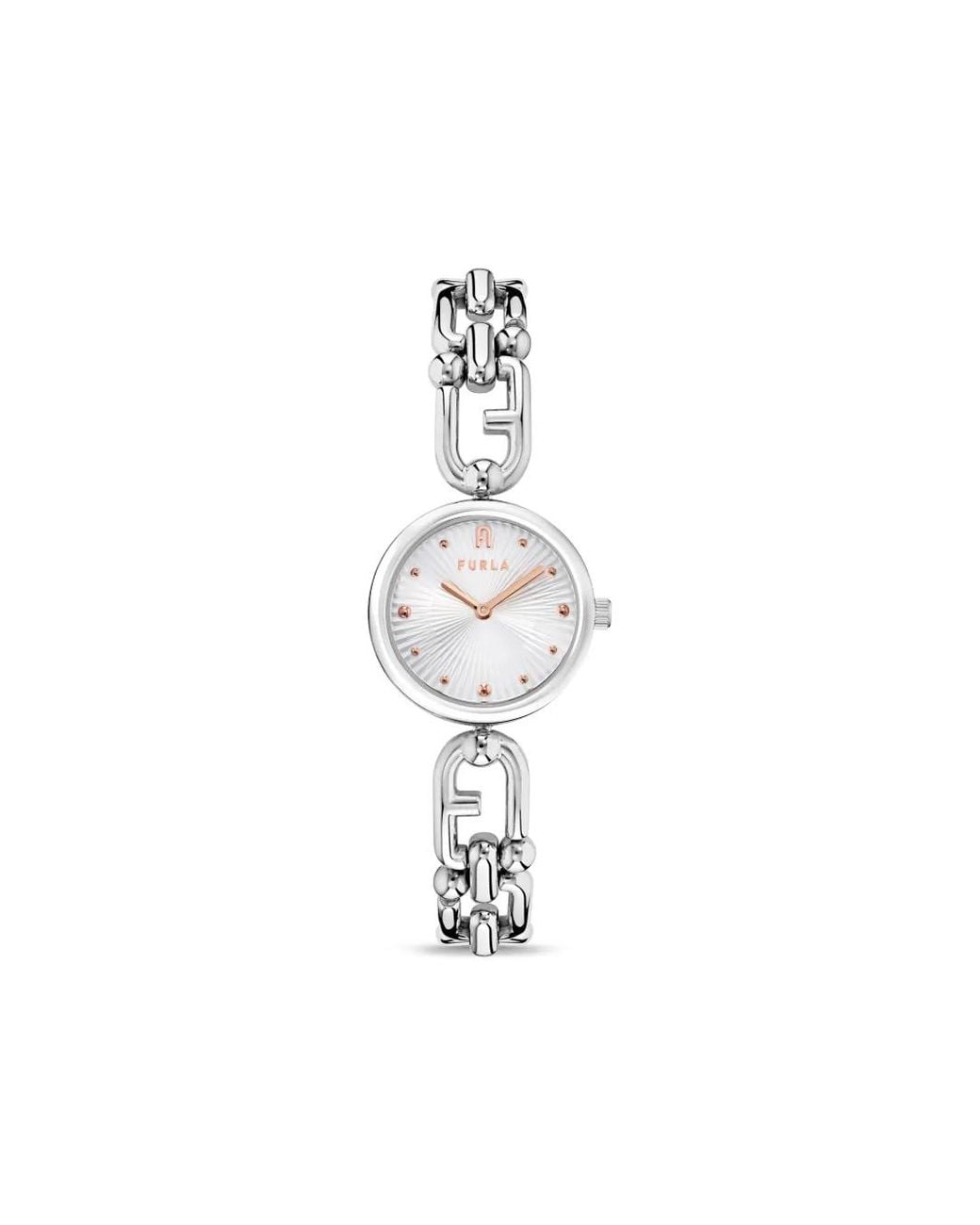 Furla White Arco Chain 30Mm
