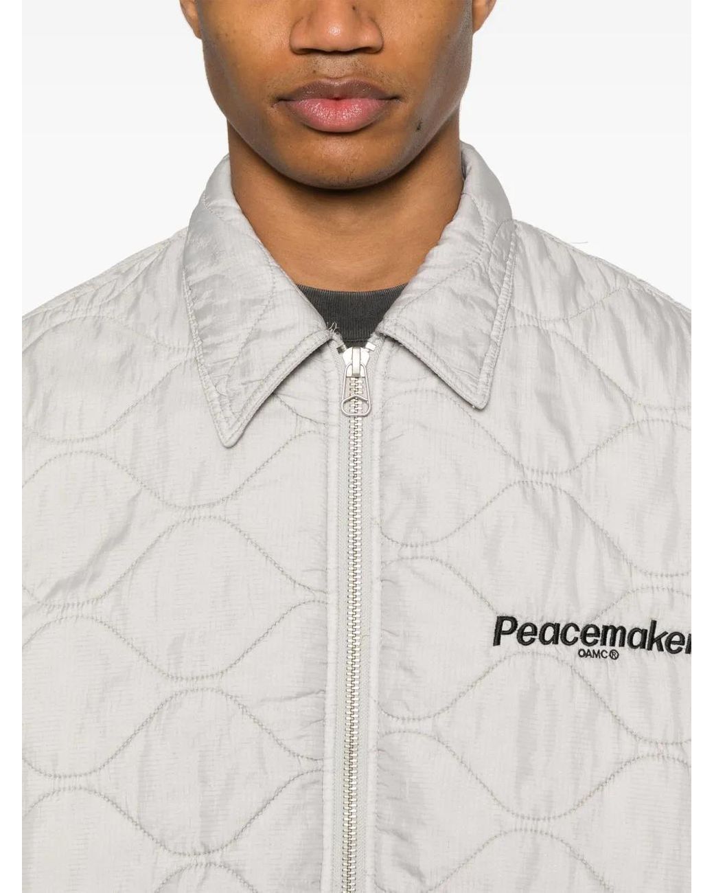 Chaqueta Combat Peacemaker Oamc de hombre de color White