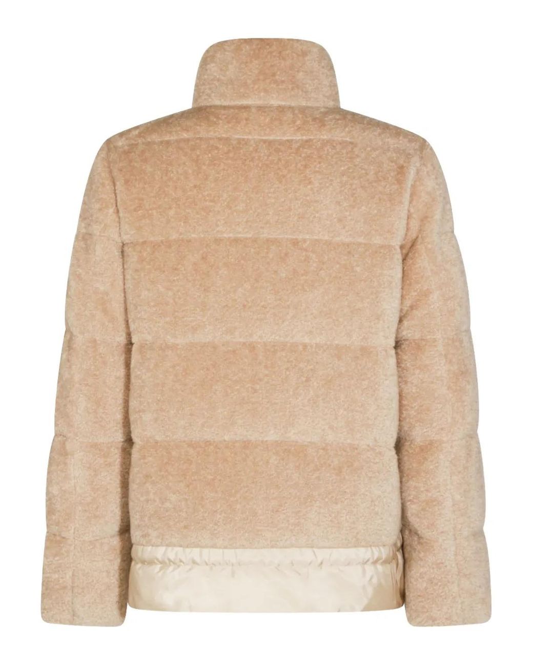 Moncler Natural Cedre Teddy Down Jacket