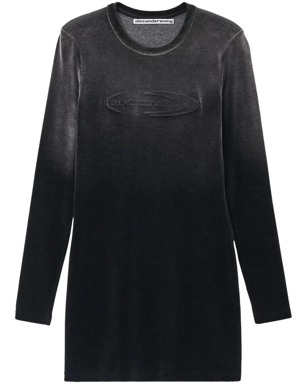 Alexander Wang Black Long-Sleeve Minidress