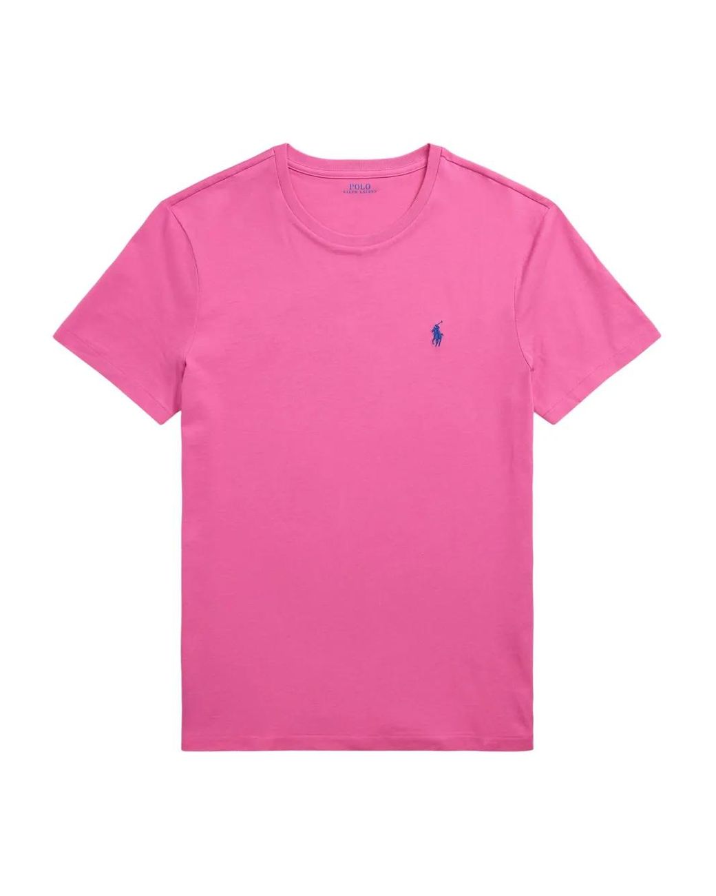 Polo Ralph Lauren Pink Custom Slim Fit T-Shirt for men