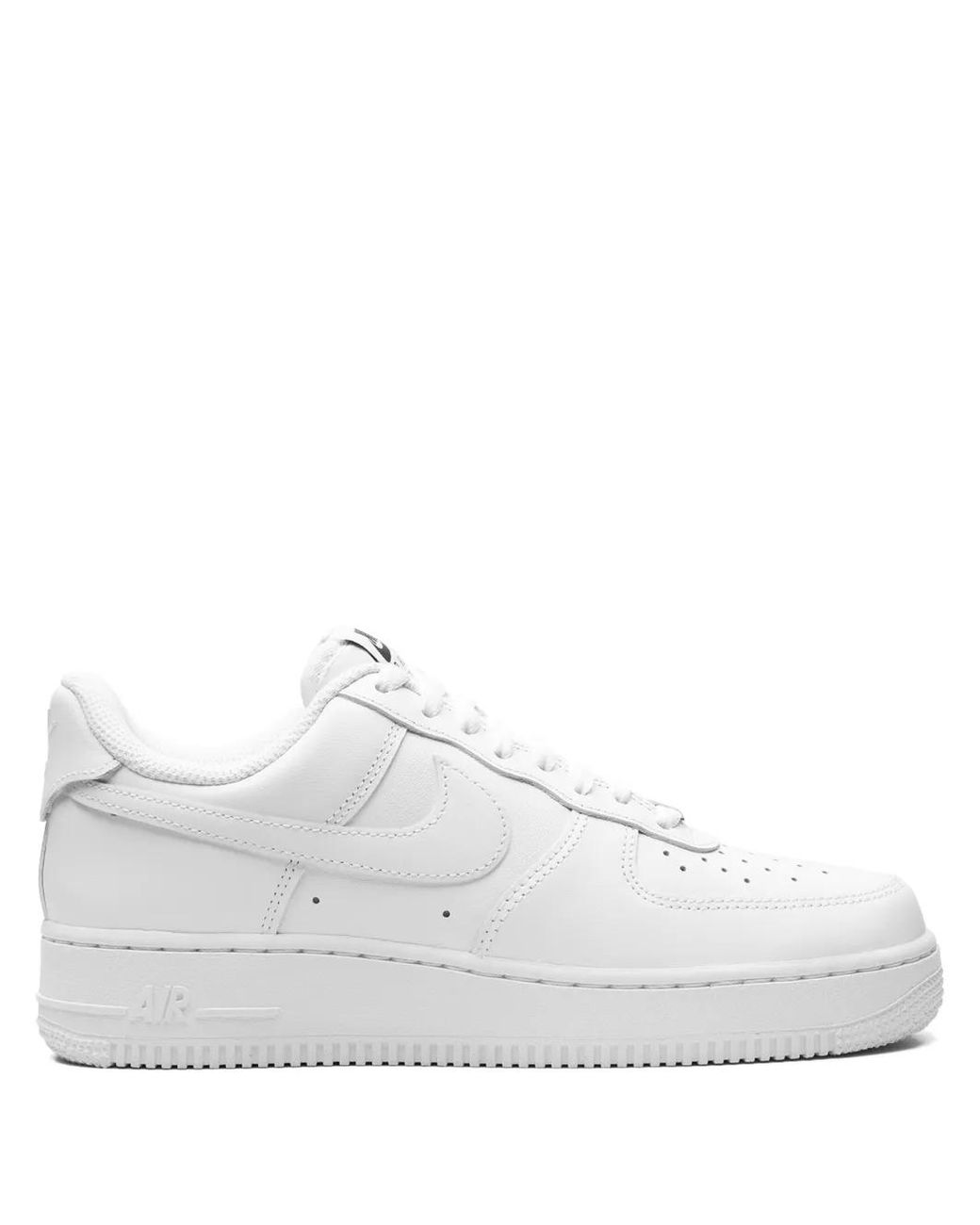 Nike White Air Force 1 Flyease Low-Top Sneakers