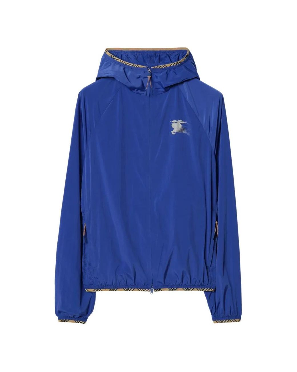 Burberry Nylon Jack Met Capuchon in het Blue voor heren