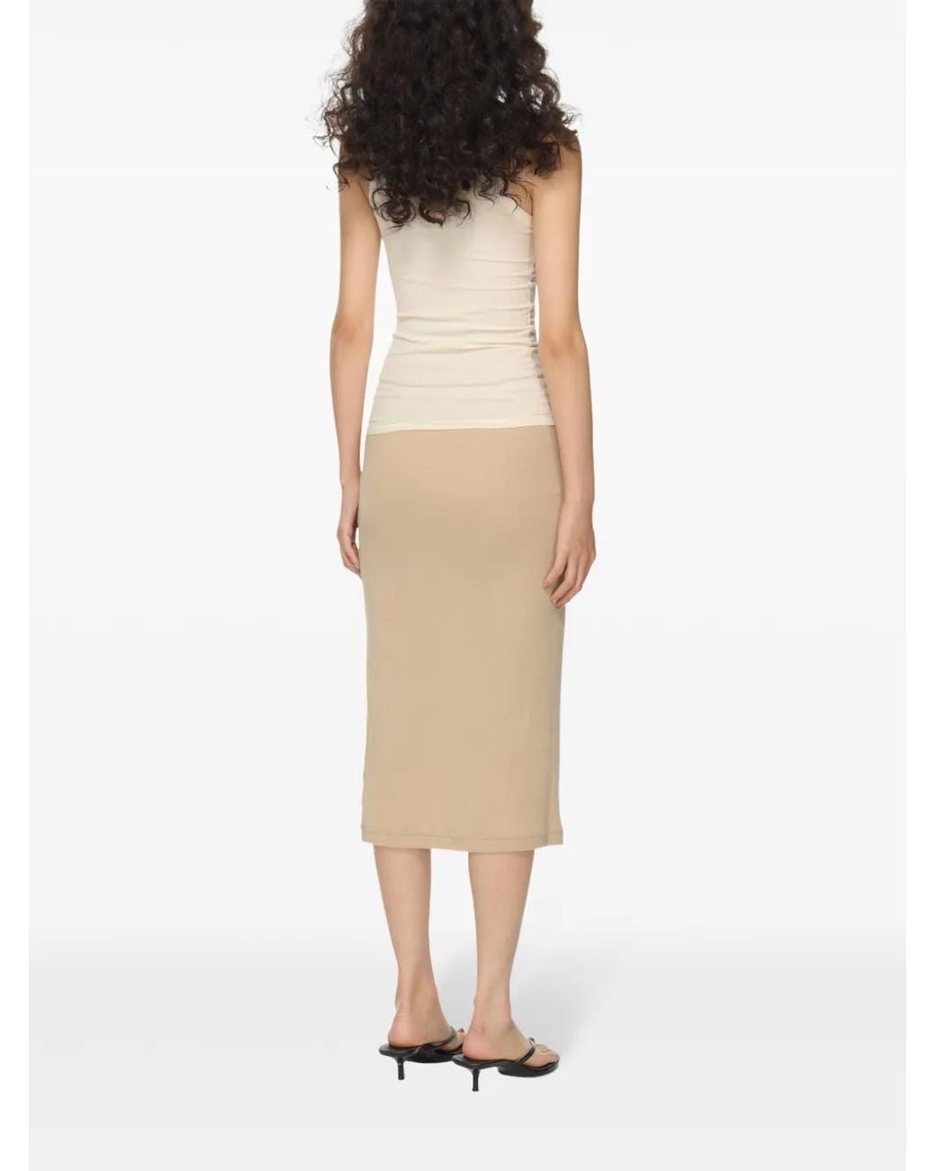 Baserange Natural Cut-Out Tank Top