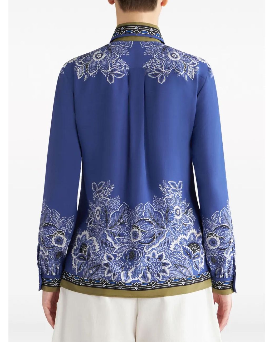Etro Blue Blouse