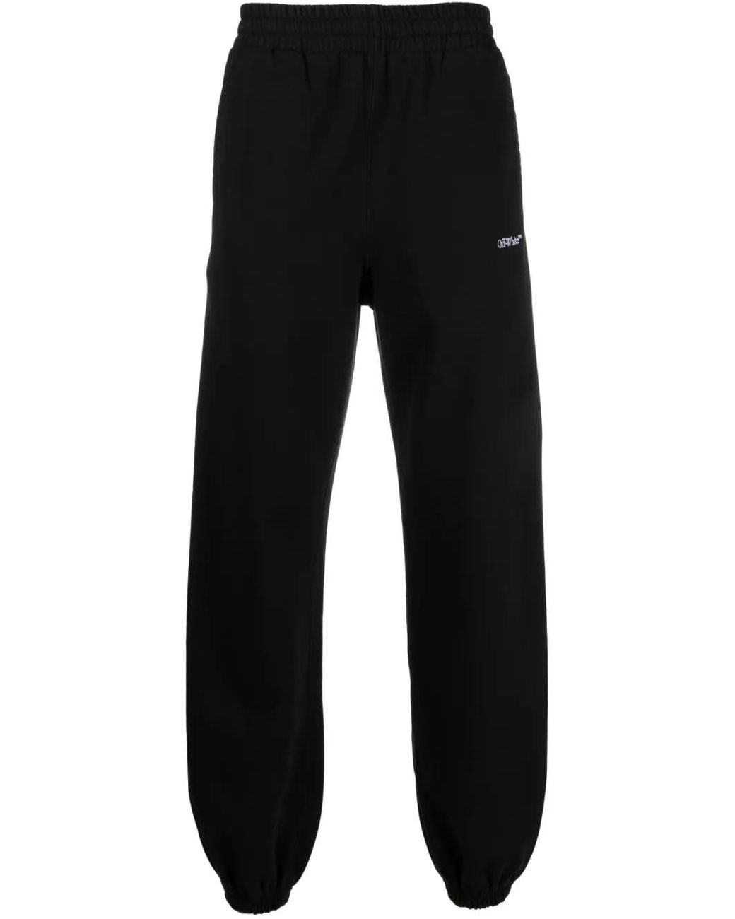 Off-White c/o Virgil Abloh Black Diagonal Sweatpants for men