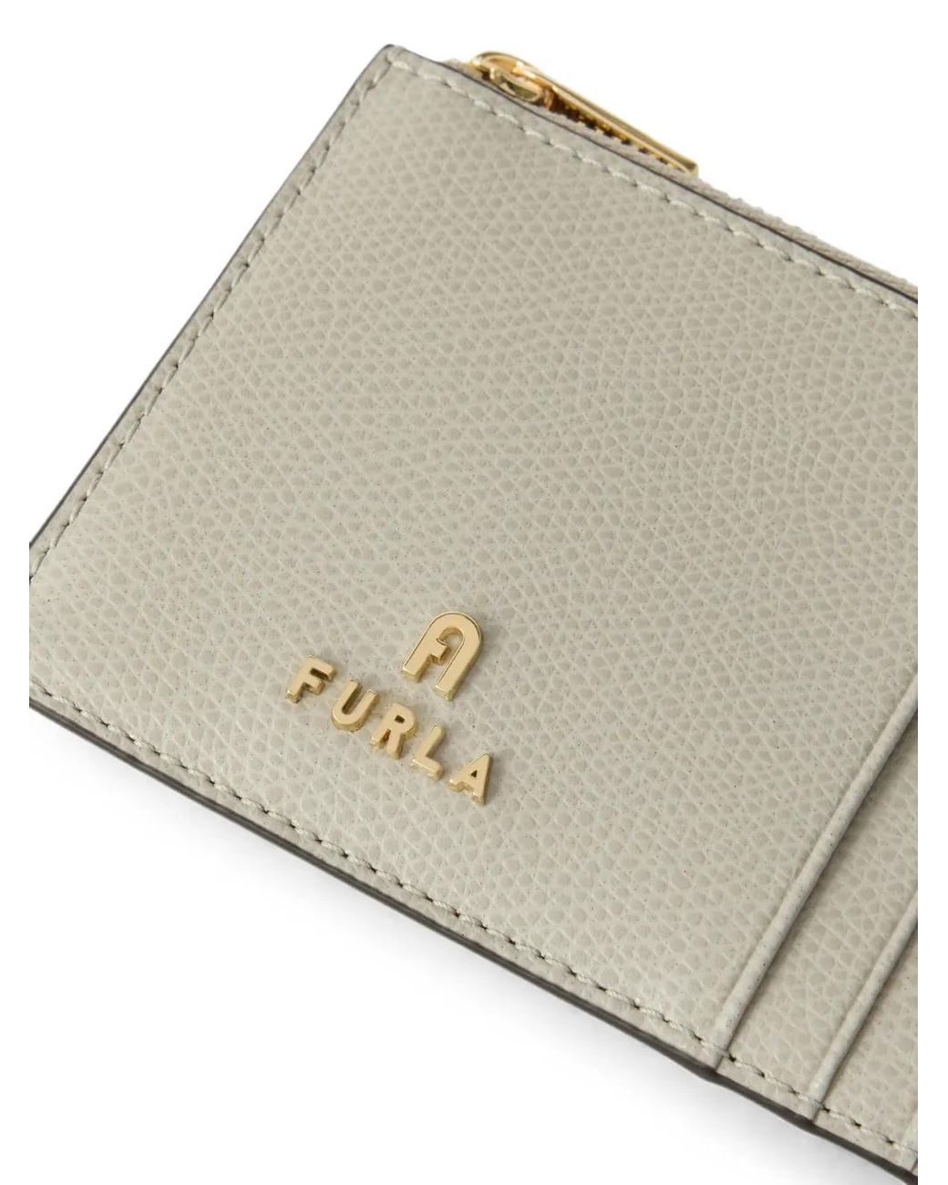 Furla Gray Camelia Card Case M