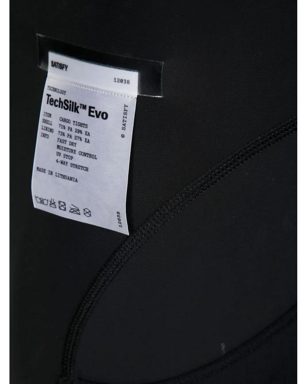 Satisfy Black Elasticated Legging for men