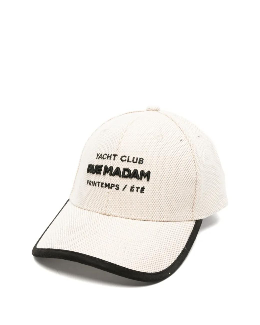 RUE MADAM PARIS Natural Riviera Logo-Embroidered Baseball Cap