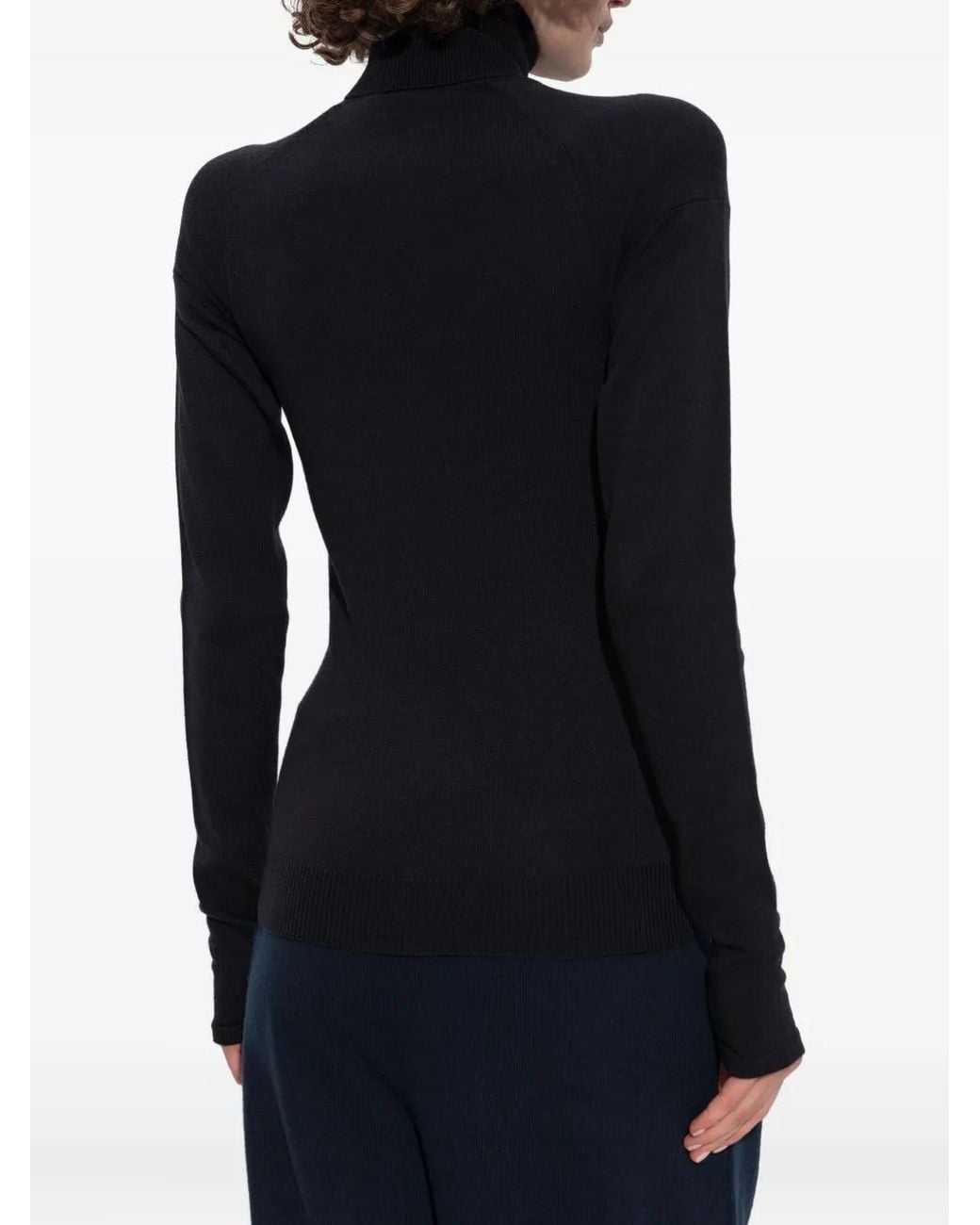 DSquared² Blue High-Neck Sweater