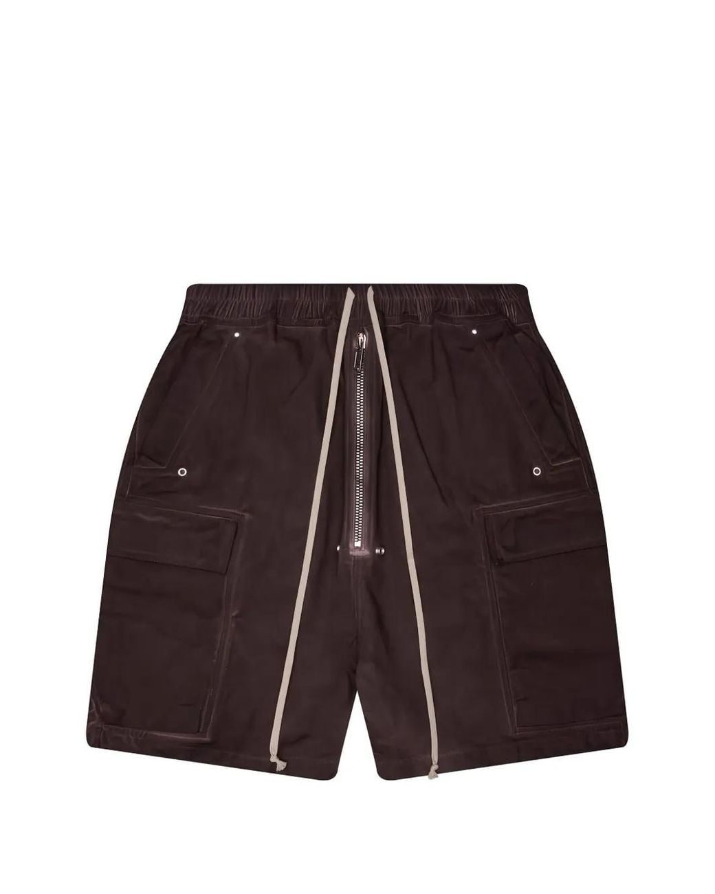 Rick Owens Purple Cargobela Shorts for men