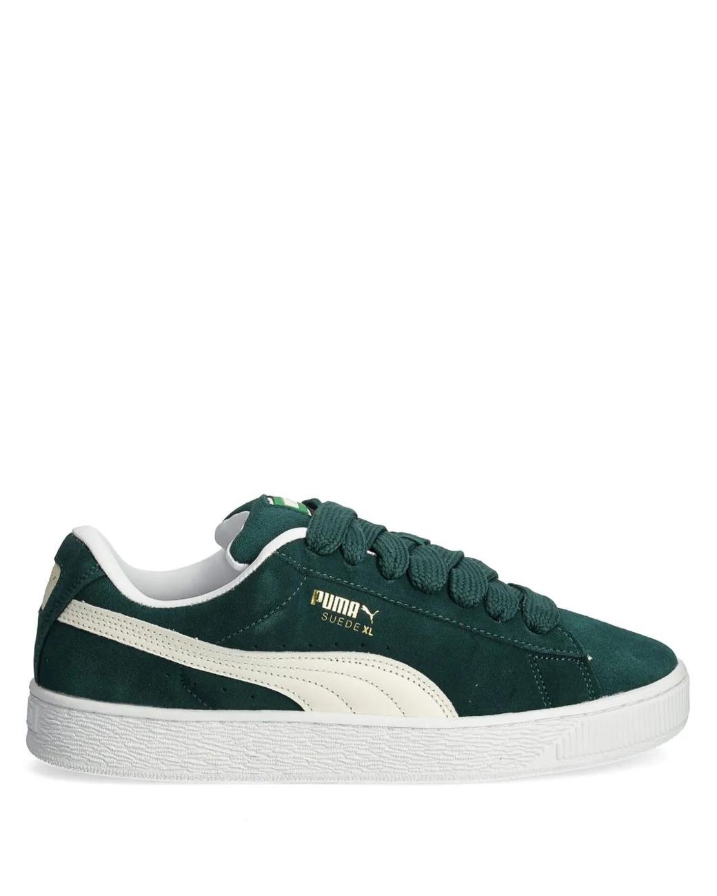 PUMA Green Suede Xl Sneakers