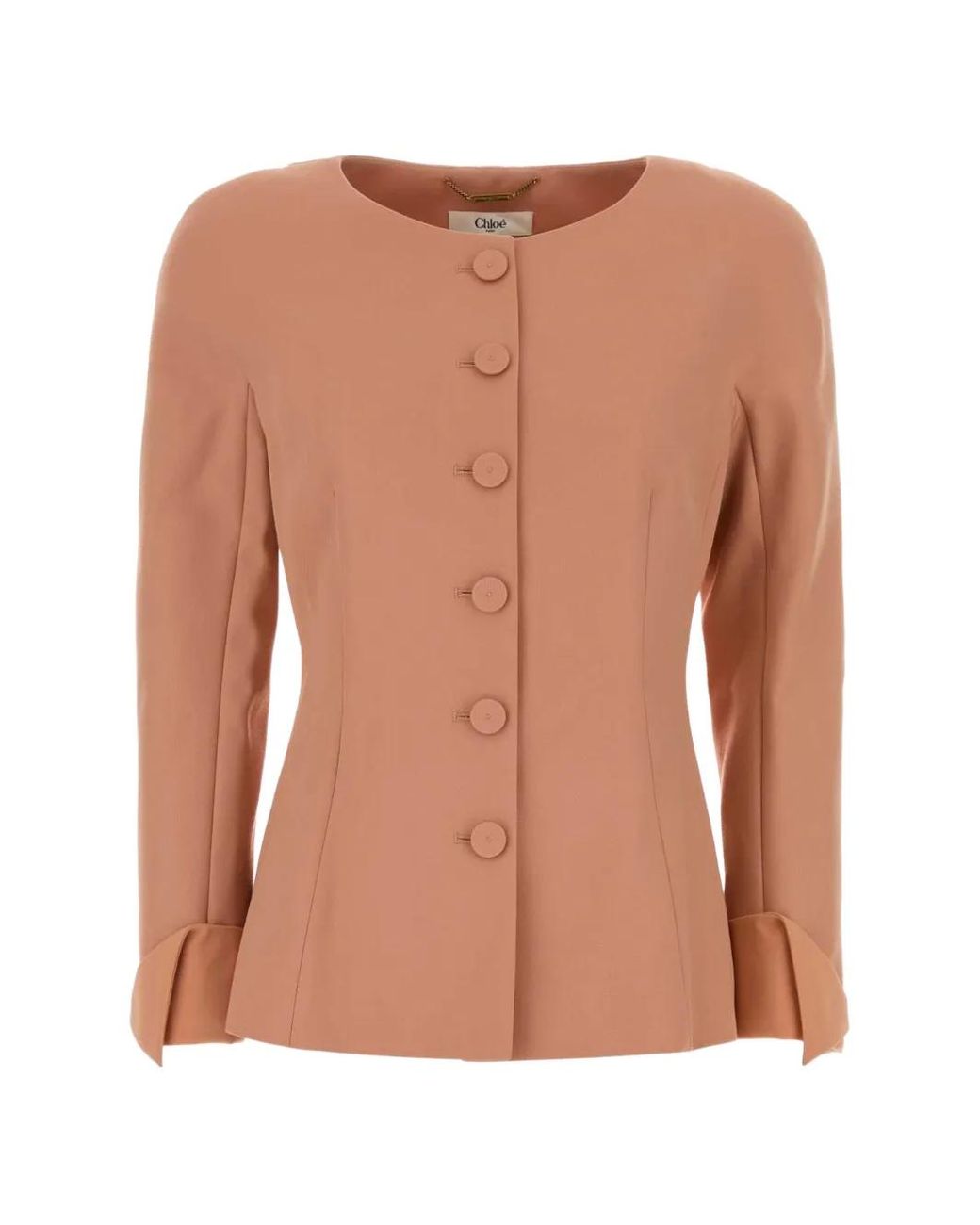 Chloé Brown Button-Up Jacket