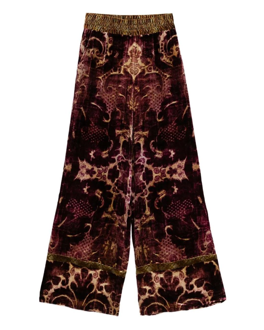 Pierre Louis Mascia Purple Kanpur Trousers