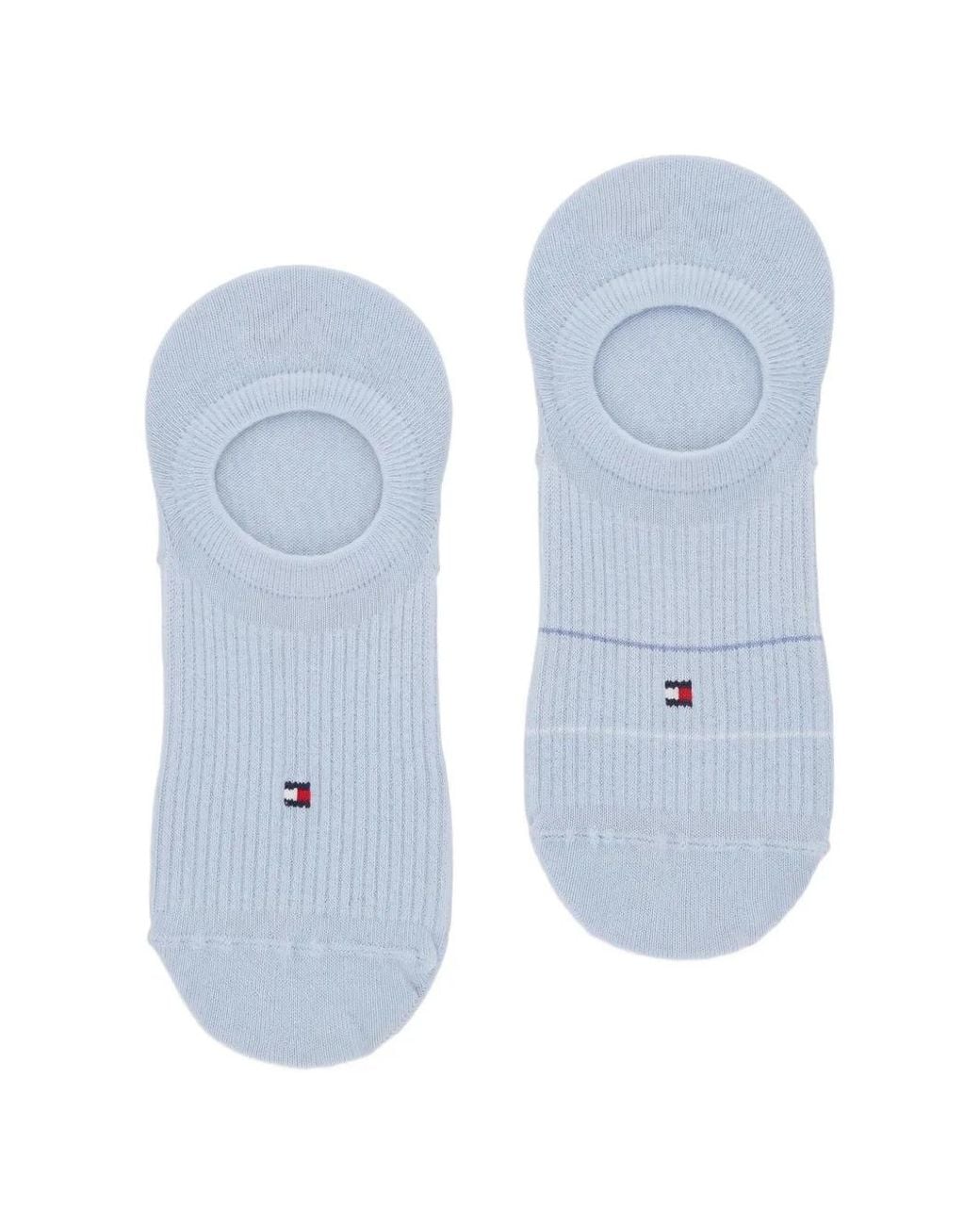 Tommy Hilfiger Blue Ribbed Socks