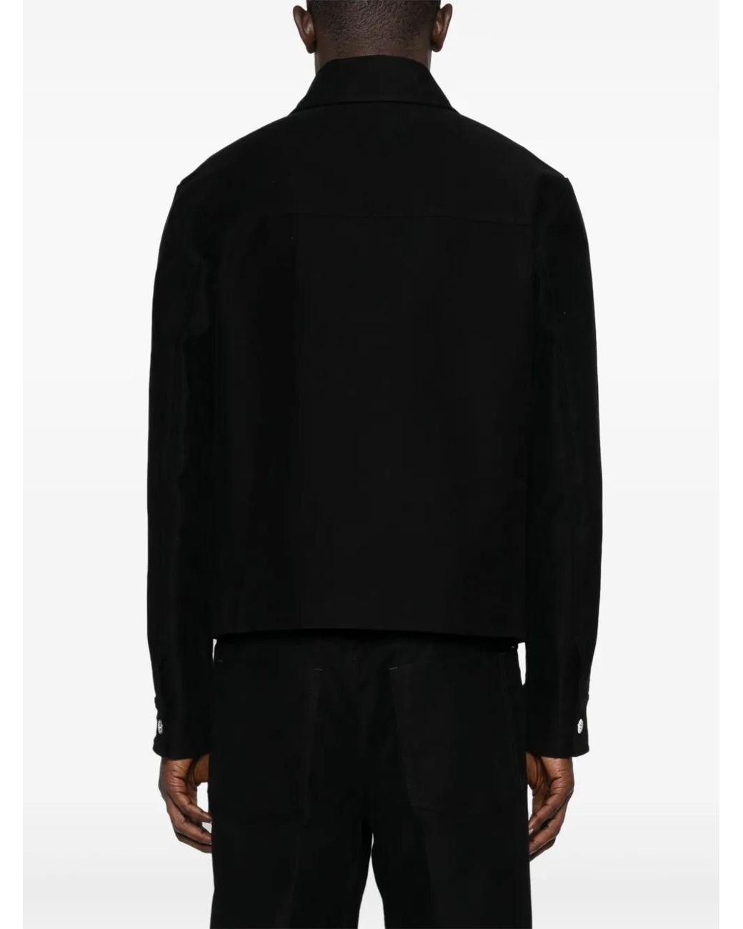 Ferragamo Black Cotton Jacket for men