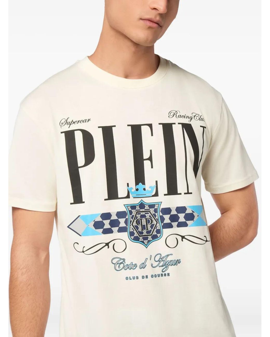 Philipp Plein Natural Plein Stemma T-Shirt for men