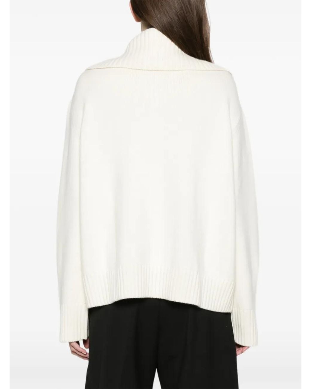 Loro Piana White Parksville Pullover