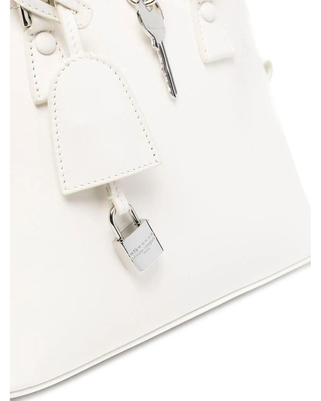 Maison Margiela White Mini 5Ac Classique Top-Handle Bag
