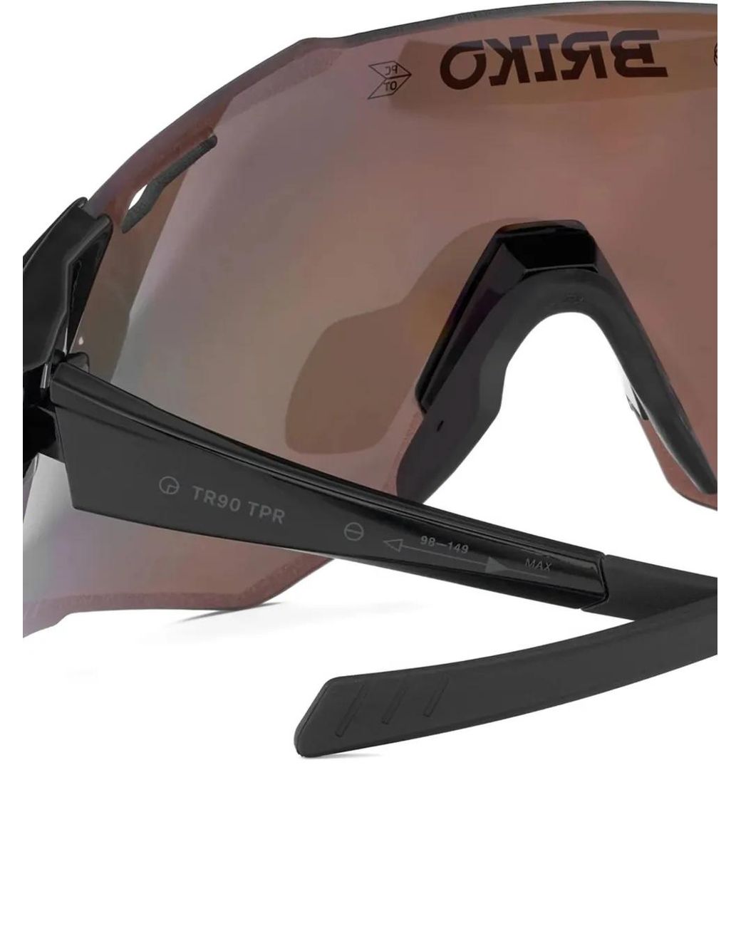 Briko Purple Reverb Sharp Lite 3 Geometric-Frame Sunglasses