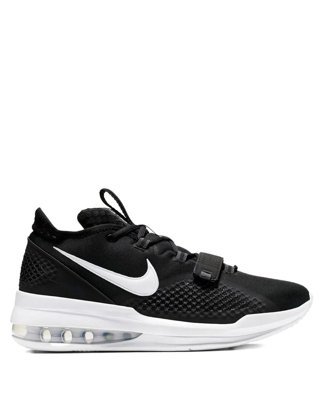 Nike Black Air Force Max Low Sneakers for men