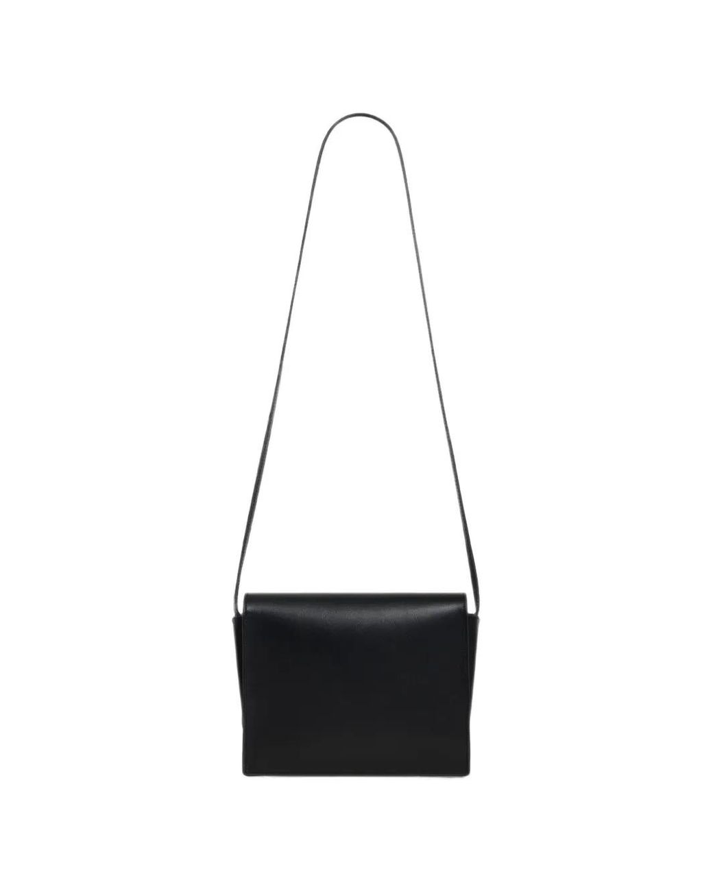Sandro Black Small Leather Bag With Logo for men