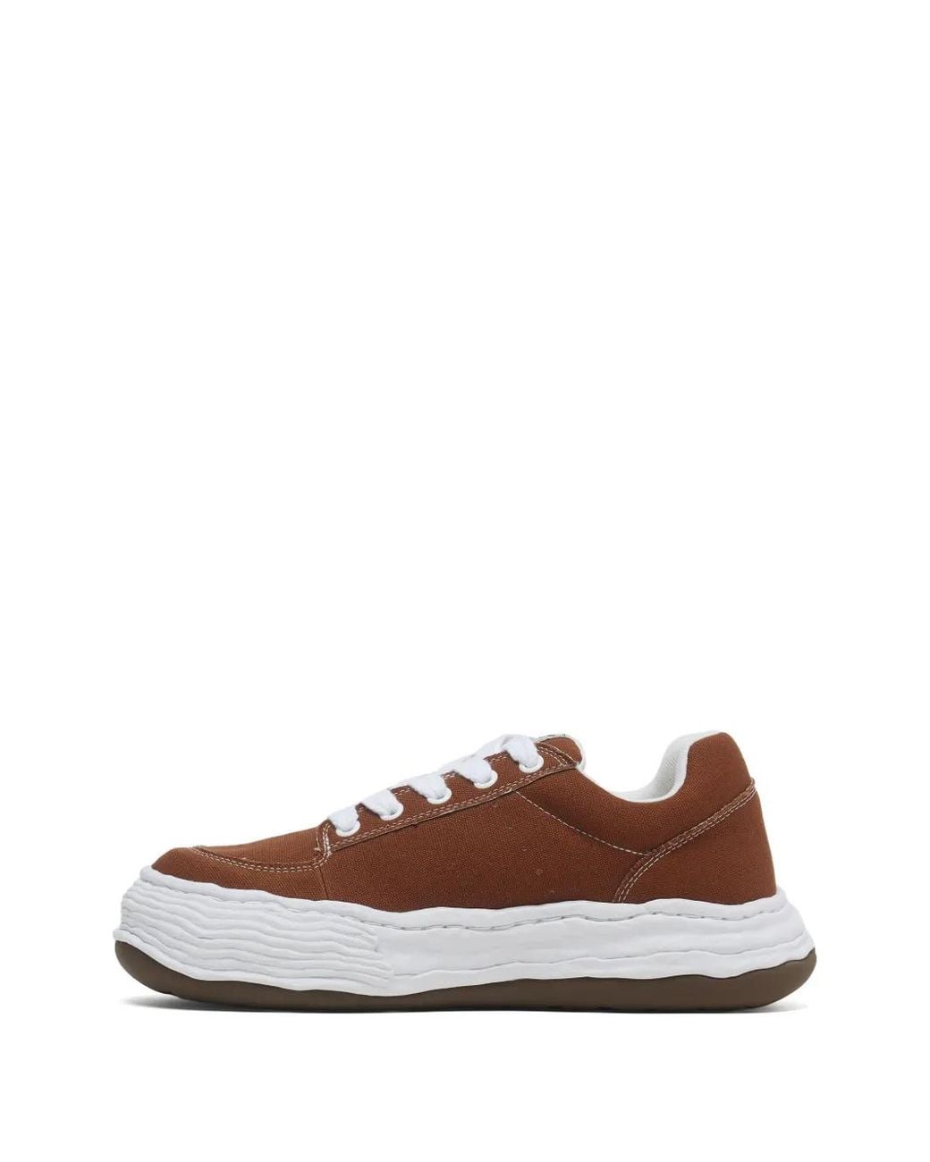 Maison Mihara Yasuhiro Brown Oliver Canvas Sneakers for men
