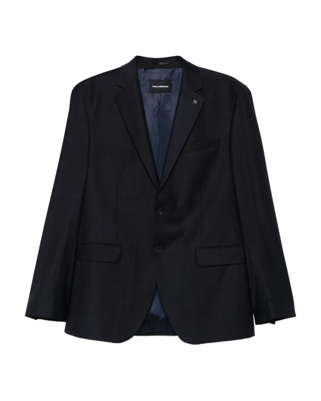 Karl Lagerfeld Blue Two-Button Blazer for men