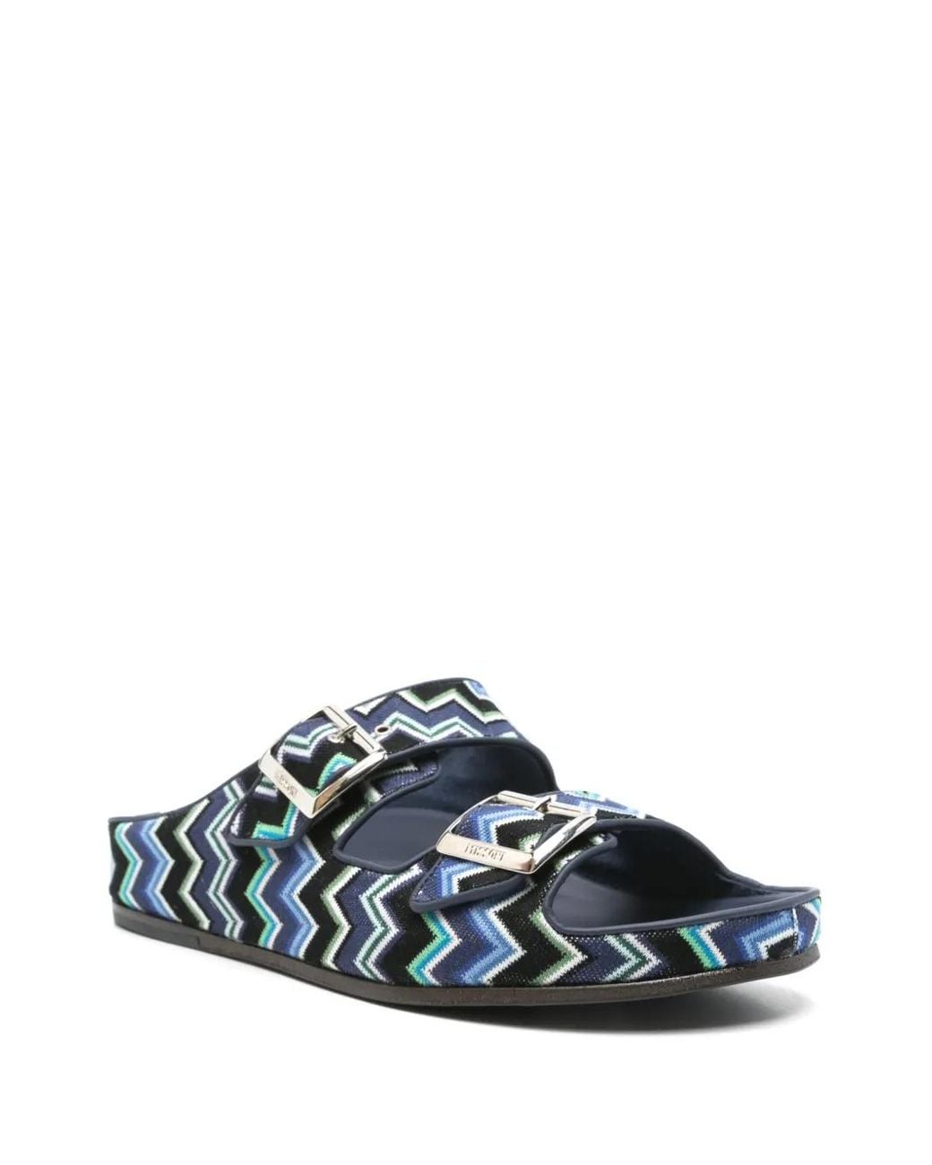 Missoni White Zigzag Sandals for men