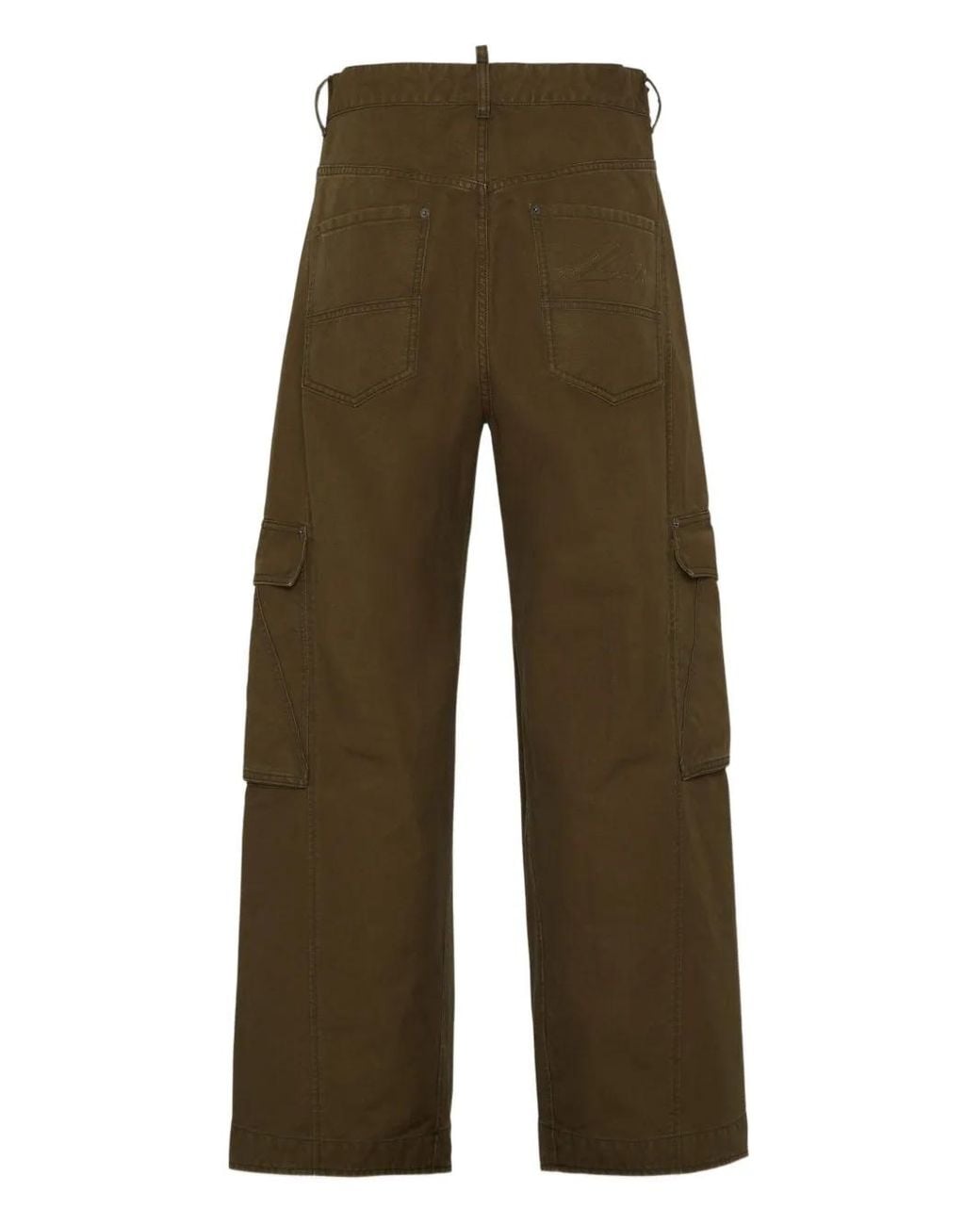 DSquared² Green Cargo Trousers for men