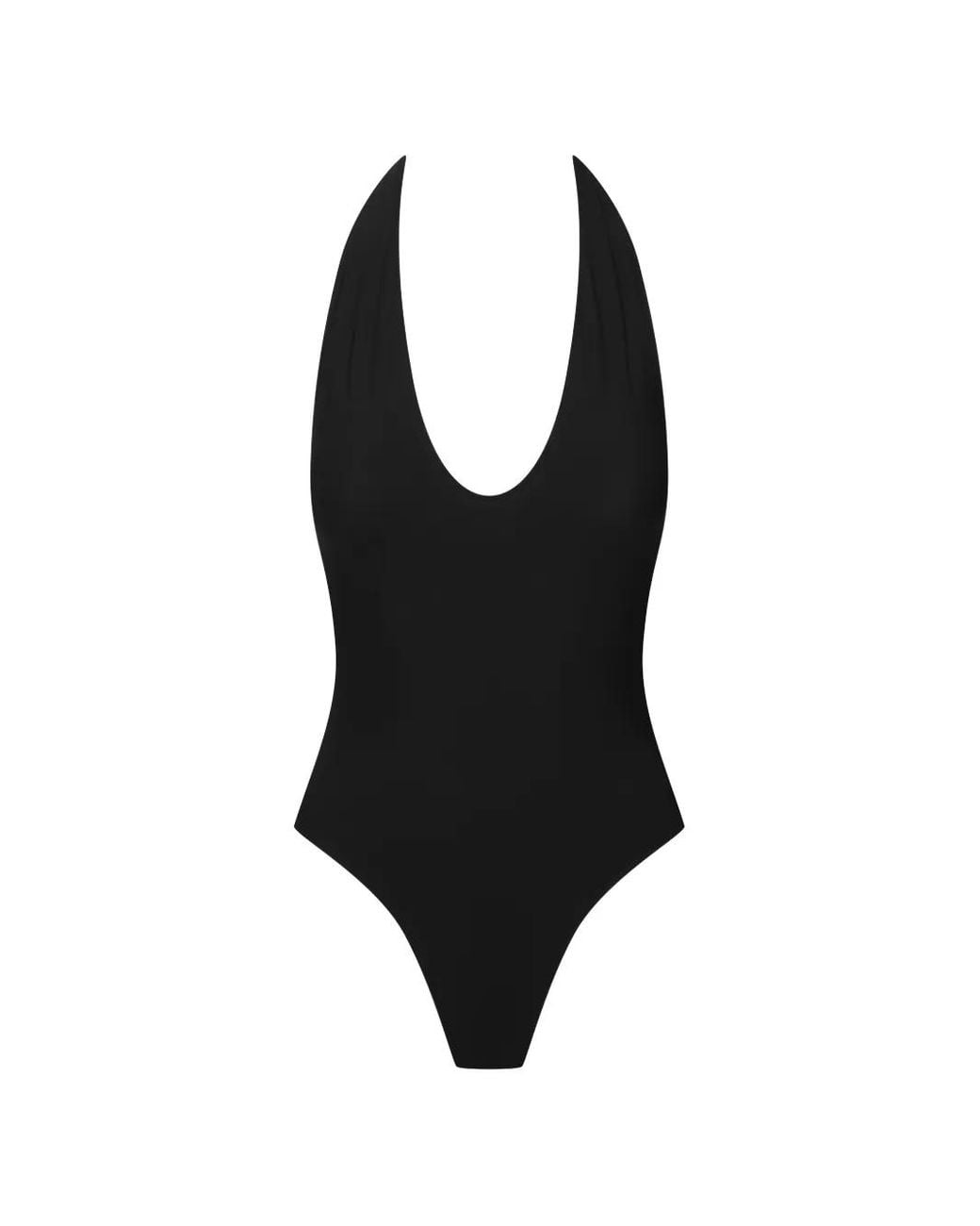 Maison Close Black Nuit Infinie Open-Back Bodysuit
