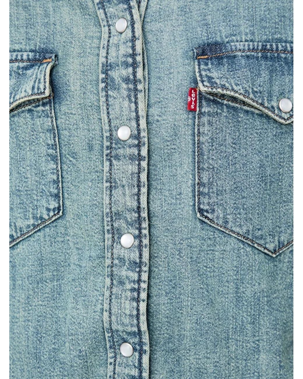 Levi's Blue Ultimate Western-Yoke Denim Shirt