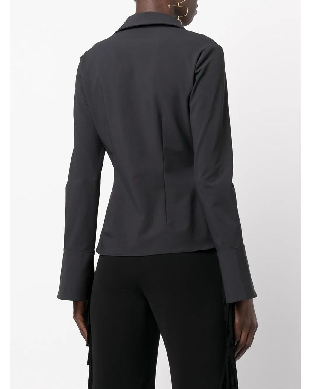 Cinq À Sept Blouse Met Geknoopt Detail in het Black