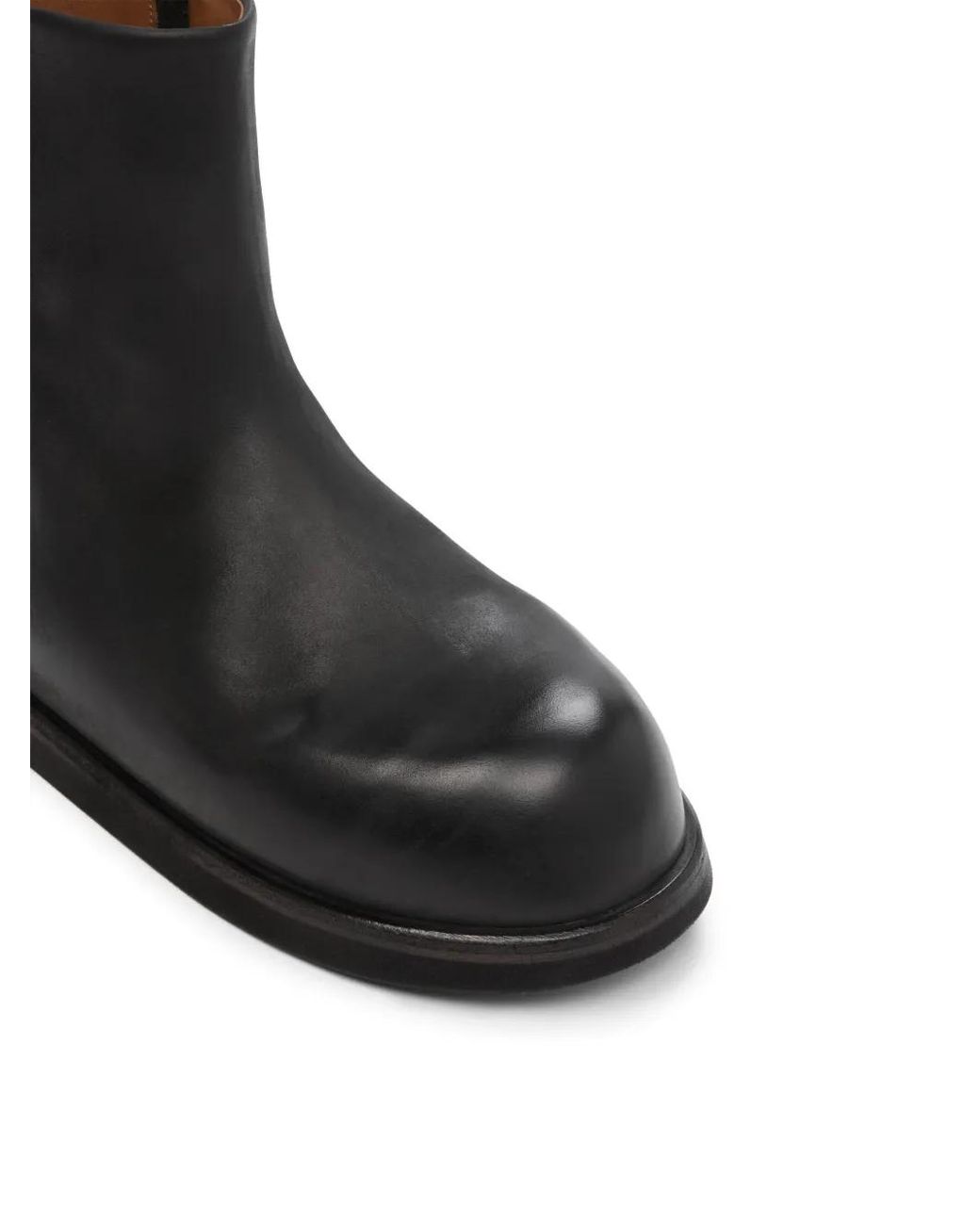 Marsèll Black Gigante Leather Ankle Boots