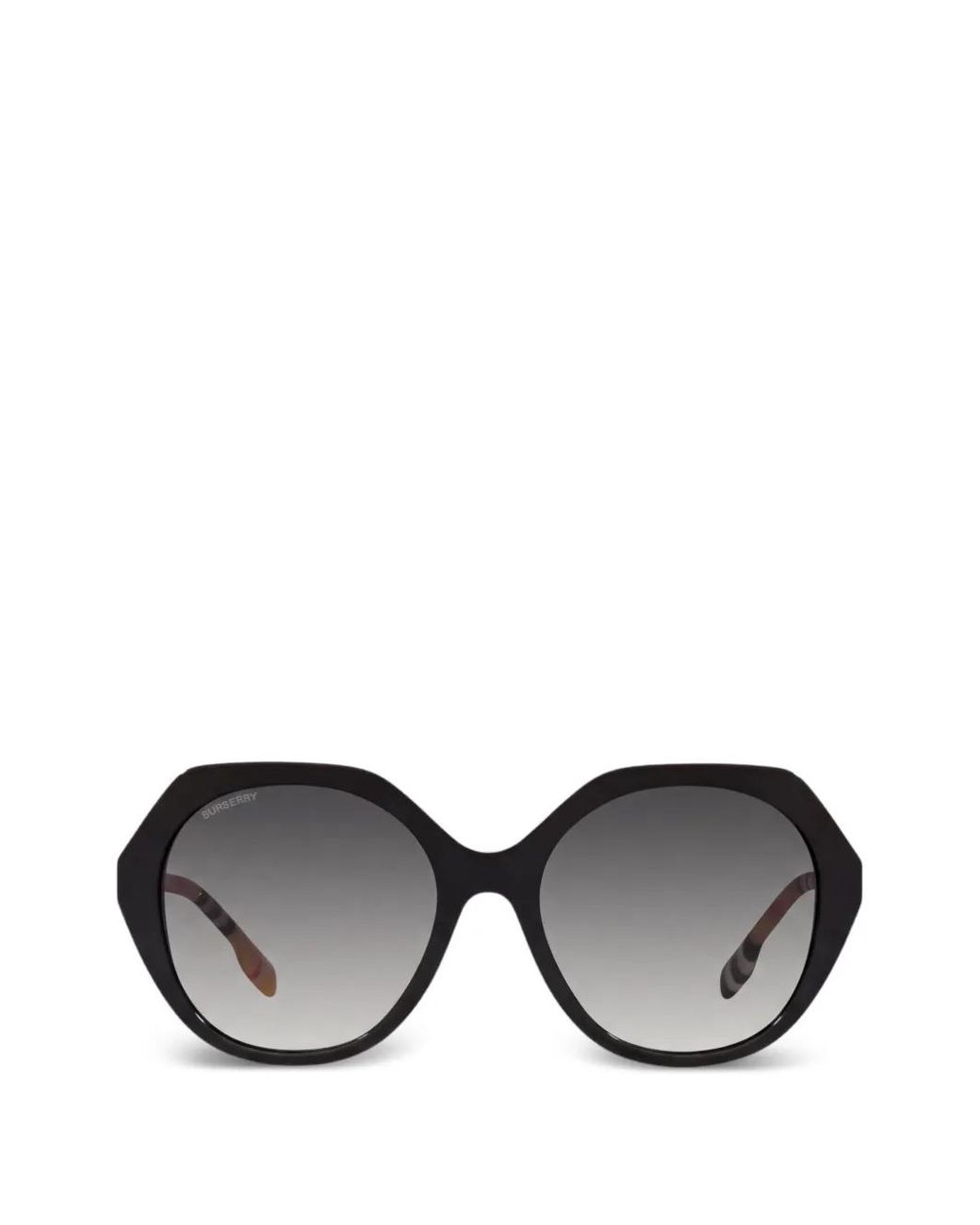 Burberry Black Lunettes De Soleil À Monture Géométrique