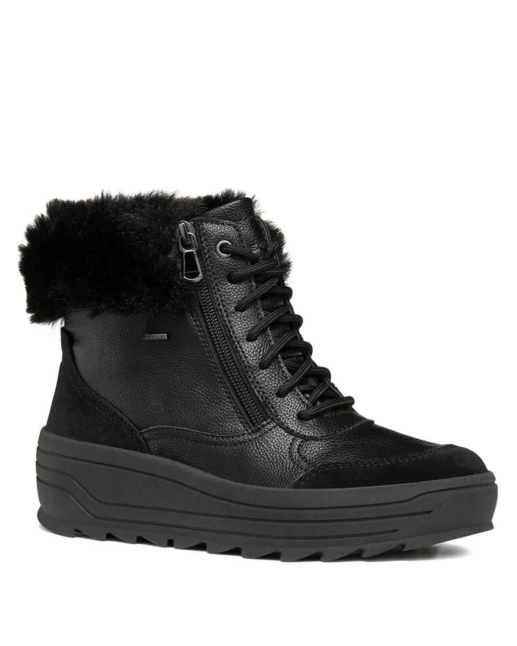 Geox Black Milleiny Abx Boots